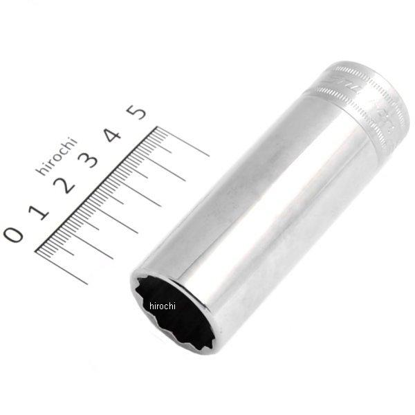 フランクドライブ 1/2インチ ディープ ソケット 12角 21mm