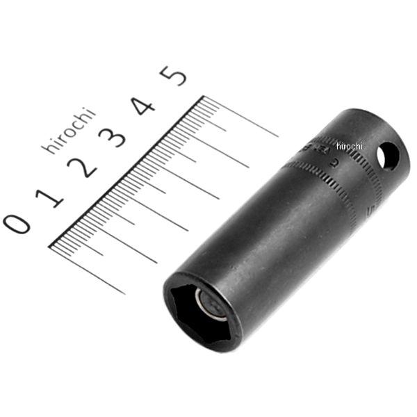 3/8インチ ディープ マグネット ディープ ソケット 6角 12mm