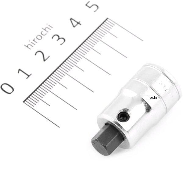 9.5sq スタッビヘキサゴンビットソケット 8mm