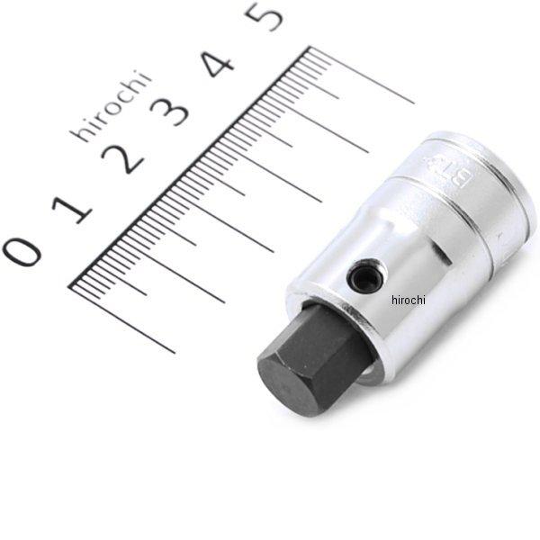 9.5sq スタッビヘキサゴンビットソケット 10mm