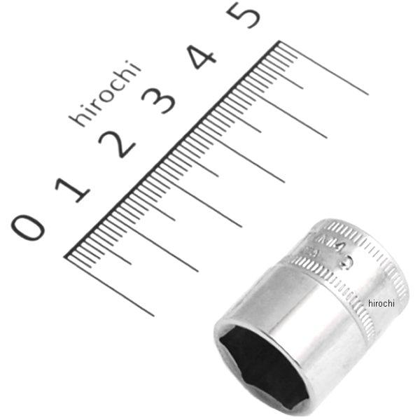 フランクドライブ 1/4インチ シャロー ソケット 6角 14mm