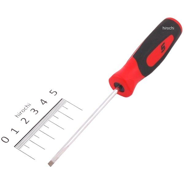 ソフト グリップ ドライバー ミニ フラット チップ 先端部 .020インチ 赤