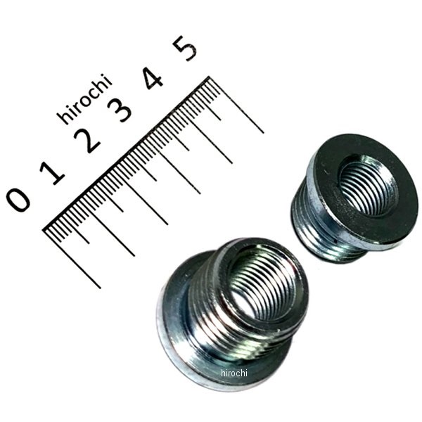 O2センサー プラグ 18mmから12mmへ変換アダプター (2個入り)