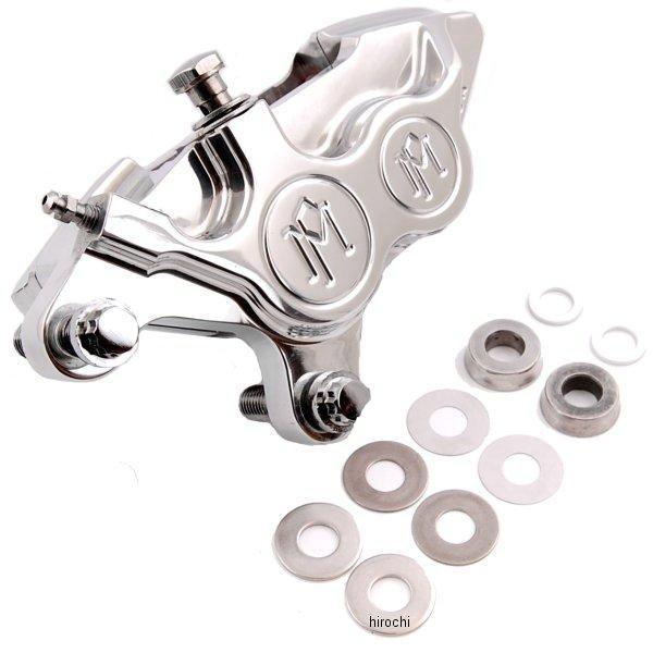 4ピストン キャリパー 11.5、11.8インチローター用 フロント 左 ポリッシュ 00年以降