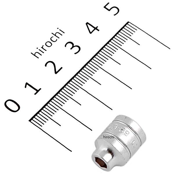 6.3sq ソケット(6角) 4.5mm