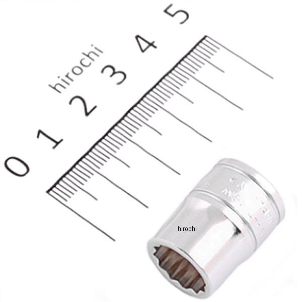 B3-7/16W  京都機械工具 9.5sq ソケット(12角) 7/16インチ