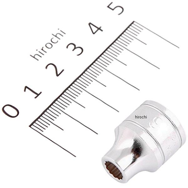 9.5sq ソケット (12角) 6mm