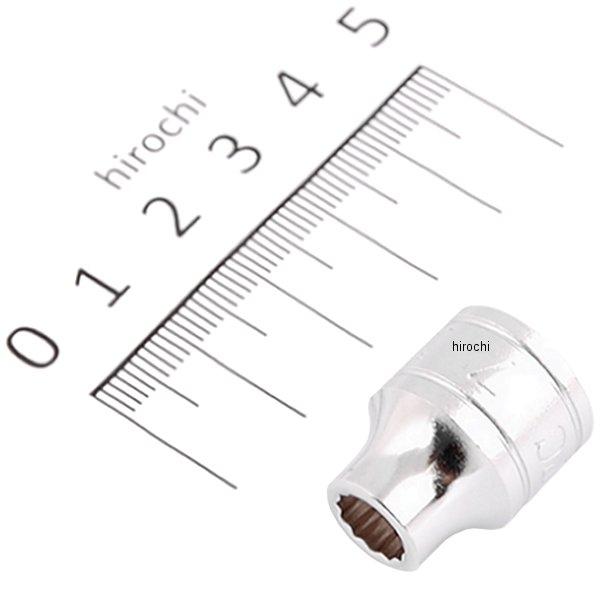 9.5sq ソケット (12角) 7mm
