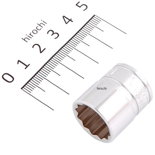 B3-16W  京都機械工具 9.5sq ソケット (12角) 16mm