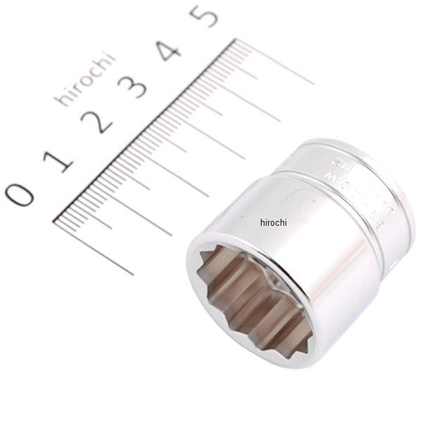 9.5sq ソケット (12角) 20mm