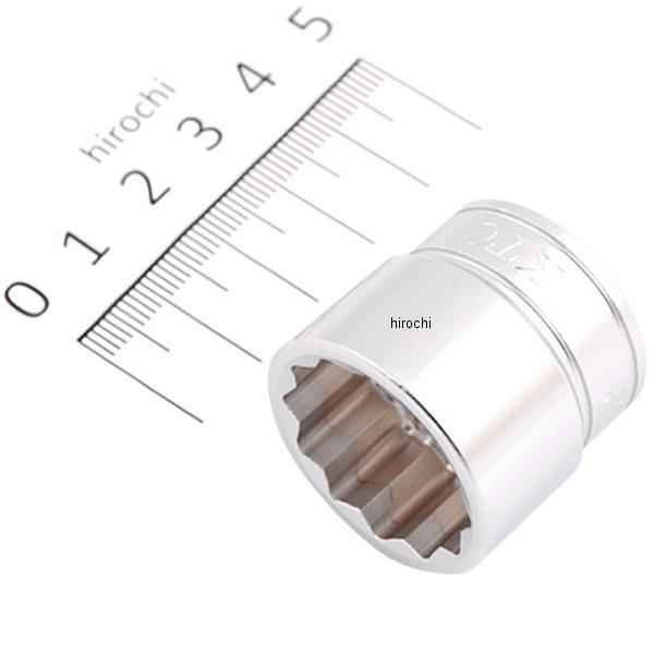 9.5sq ソケット (12角) 22mm