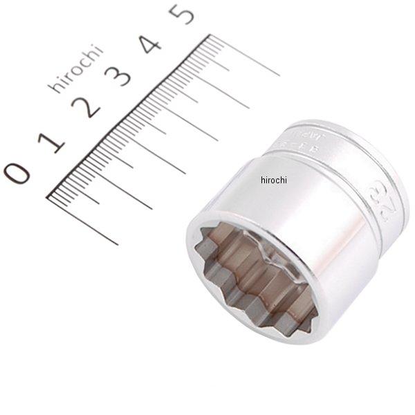 9.5sq ソケット (12角) 23mm