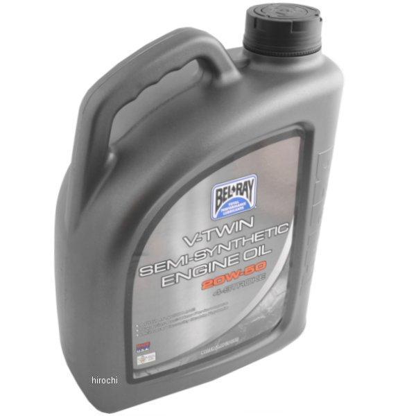 半化学合成 V-TWIN エンジンオイル 20W50 4リットル