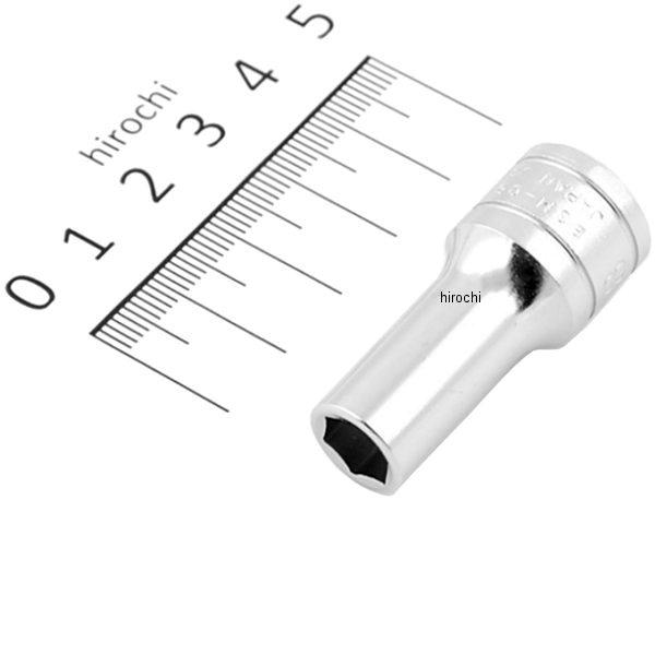 9.5sq セミディープソケット(6角) 8mm