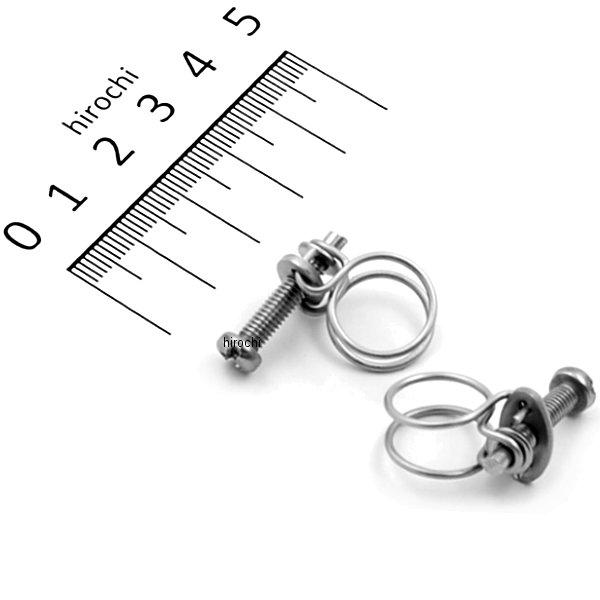 ホースクランプ オールステンレス 2個入り φ10-φ12mm