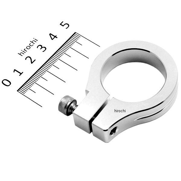 マシンドヘッドライトステークランプ サークル φ35mm シルバー 1個入り