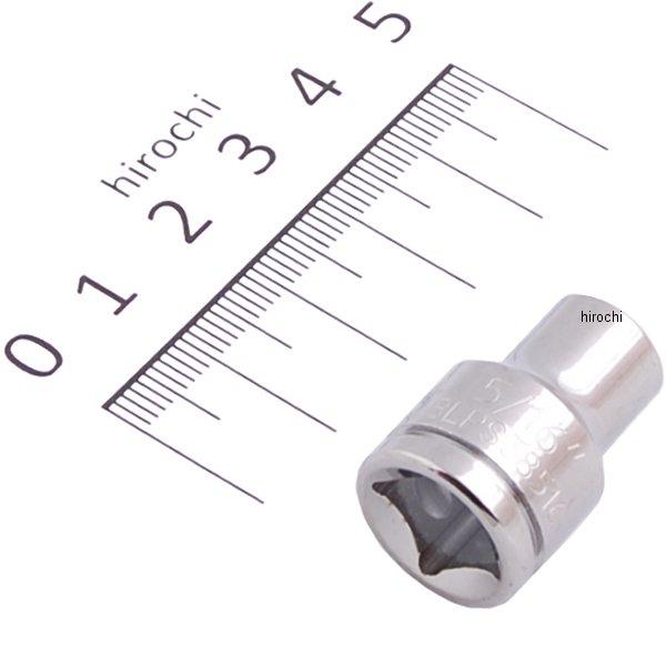 ブルーポイント 3/8インチ シャロー ソケット 6角 5/16インチ 長さ1インチ