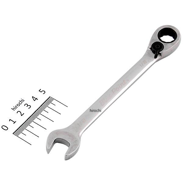 ブルーポイント 15°オフセット スタンダード ハンドル コンビレンチ 12角 1/2インチ