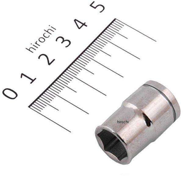 ブルーポイント 3/8インチ シャロー ソケット 6角 7/16インチ 長さ1インチ