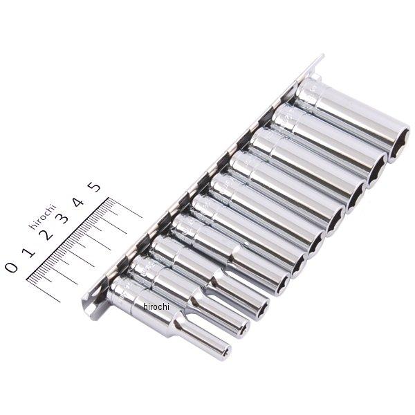 1/4DR 10PC ディープソケットセット (V)