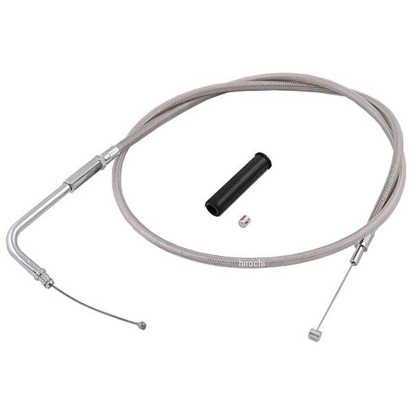 スロットルケーブル(引き) 96年-17年 Big Twin ステンメッシュ 995mm