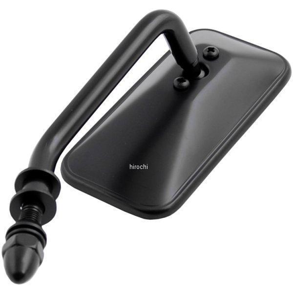 ミラー 黒ステム スクエアタイプ 52mmX109mm 左用