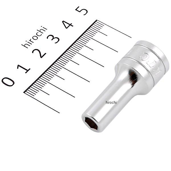 9.5sq セミディープソケット(12角) 6mm