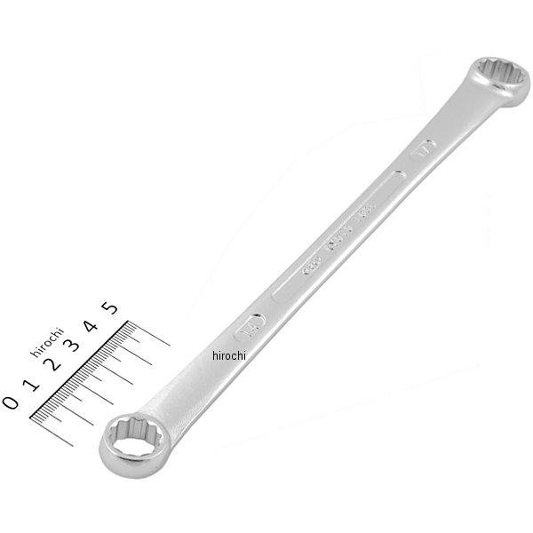 15°ロングめがねレンチ 14mm×17mm