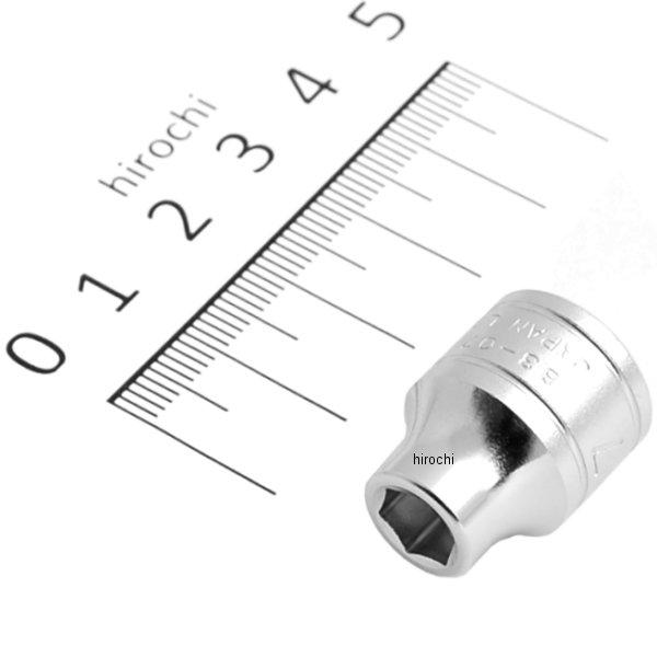9.5sq ソケット (6角) 7mm