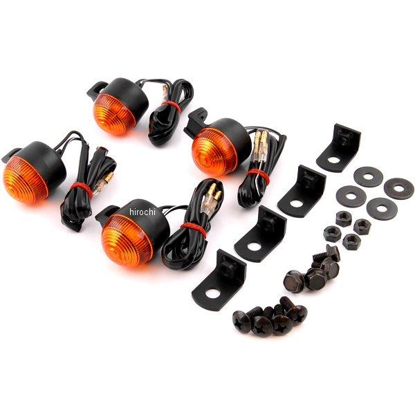 ラバーウインカー セット (アンバーレンズ＆ブラックボディー) Ape50/100