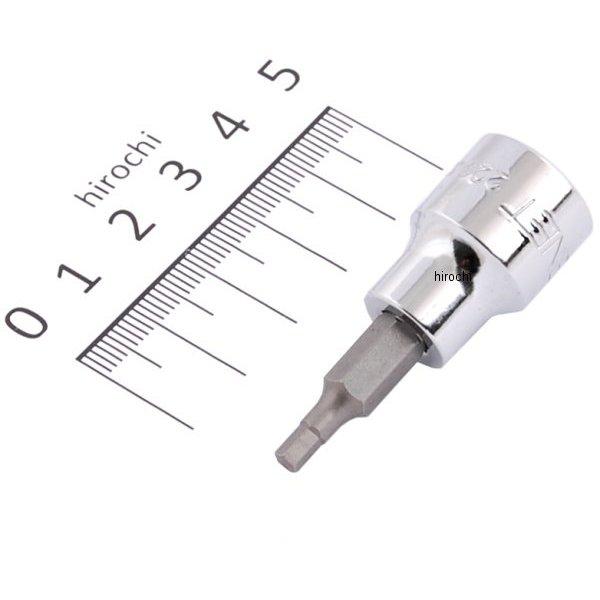 (#22600) 3/8DR 1/8インチ ヘックスビットソケット