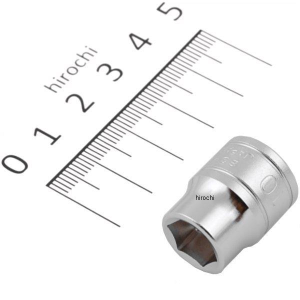 9.5sq ソケット (6角) 10mm