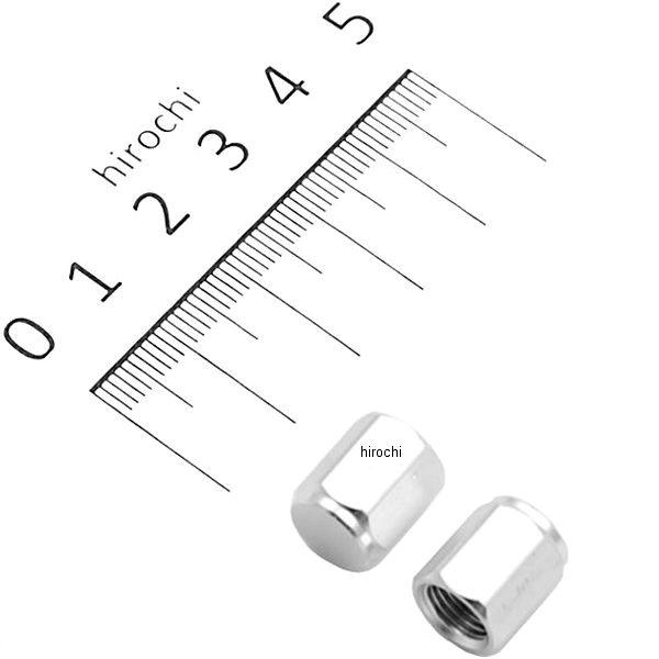 エアーバルブキャップ ヘックス プレーン 2個入り シルバー