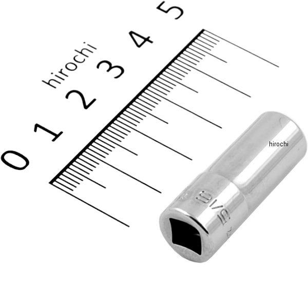 フランクドライブ 1/4インチ セミ ディープ ソケット 12角 5/16インチ