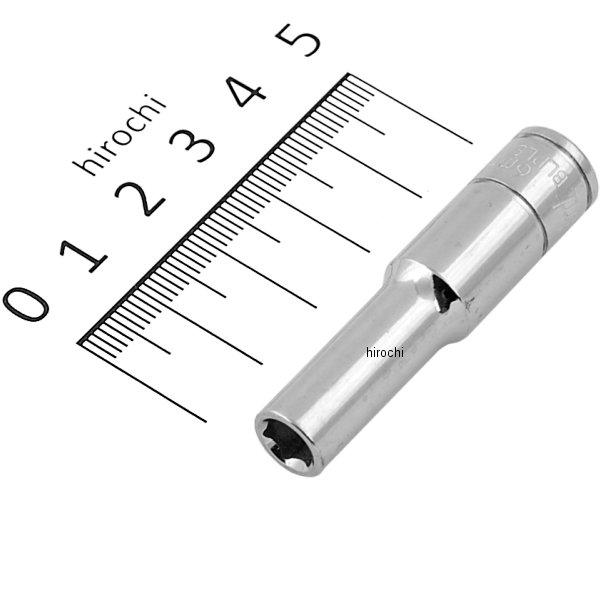 ブルーポイント 1/4インチ ディープ ソケット 6角 6mm 長さ50mm
