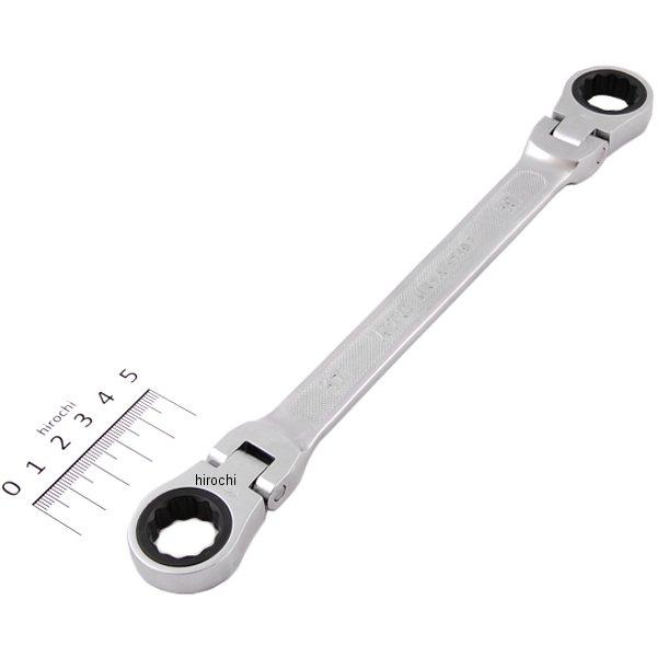 ラチェットめがねレンチ(両頭型首振りタイプ) 17mm×19mm
