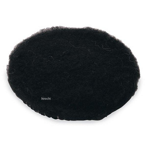 ブラック ラムズウールパッド 直経 3インチ (超微細研磨) (5個)