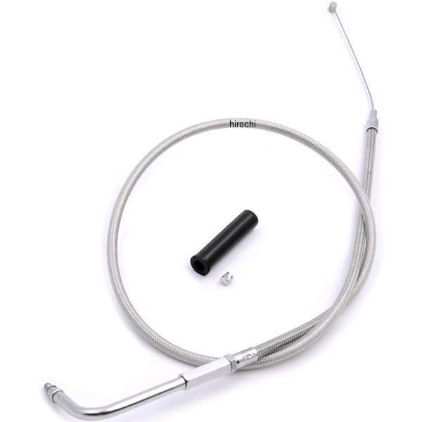 スロットルケーブル(引き) 96年-17年 Big Twin ステンメッシュ 815mm