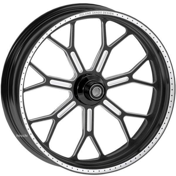 フロントホイール 21x3.5 デルマー 08年-21年 FLT ABS有り/デュアル アルマイトブラック