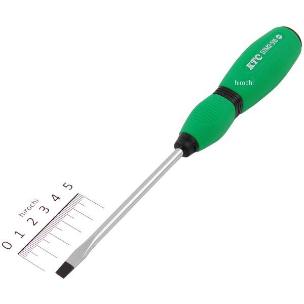 ソフトドライバ マイナス貫通タイプ 5mm幅 軸長100mm