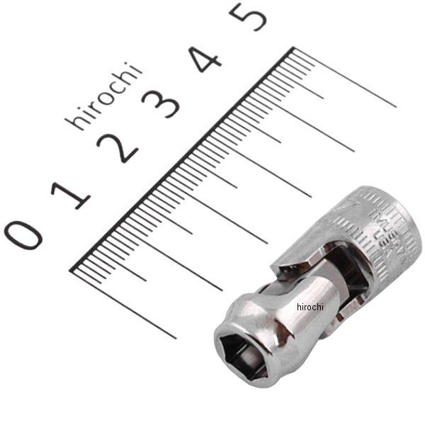 フランクドライブ 1/4インチ ユニバーサル シャロー ソケット 6角 7mm