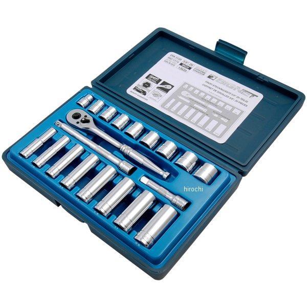 9.5mm sq ソケットレンチセット 20点 インチ