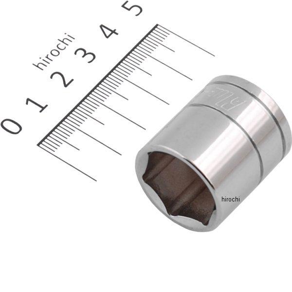 ブルーポイント 3/8インチ シャロー ソケット 6角 19mm 長さ29mm