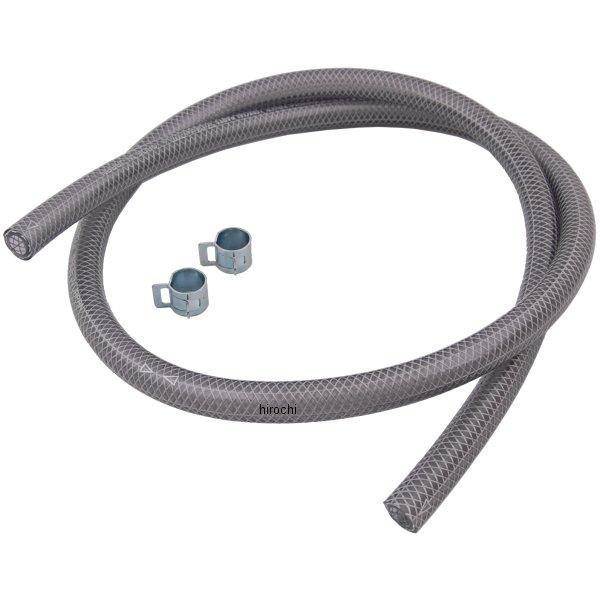 クリアブラックブリーザーホース (内径8mm×外径13.5mm) 1000mm クリップ2個付 モンキー / ゴリラ / APE