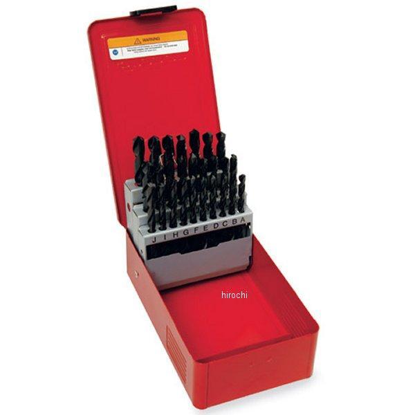 ハイスピードスチール ジョバー ドリルビットセット レターサイズ 118° 26本入り