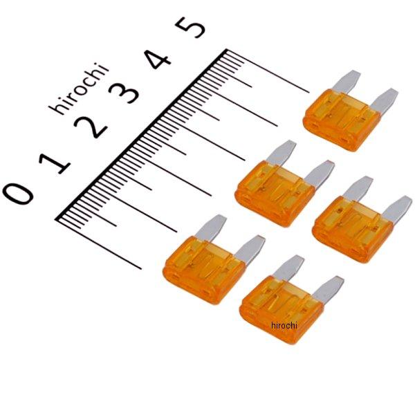 ヒューズ ミニ平型5A 5個入り