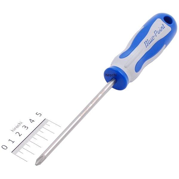 ブルーポイント ソフトグリップ プラス スクリュードライバー #2 長さ9-1/4インチ
