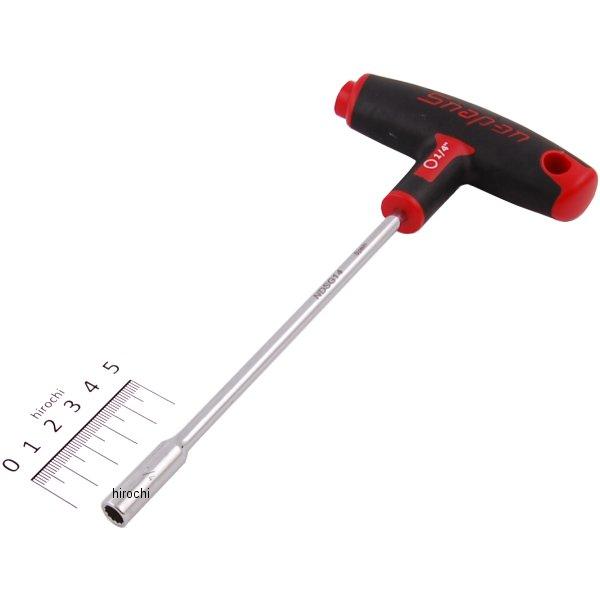 エルゴノミクスハンドル ソフトグリップ ナットドライバー 1/4インチ 6-3/8インチ レッド