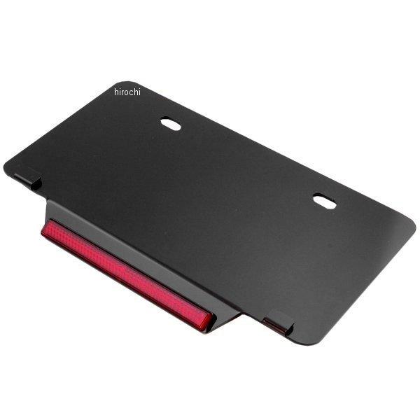 ナンバーベース＆リフレクターW122 中型車以上（126cc-) ブラック