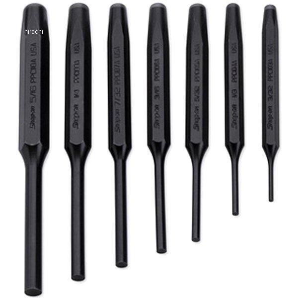 ポンチとタガネセット全7ピース、KB2183キットバッグ入り